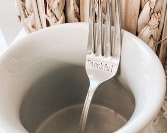 Thankful gifts - thanksgiving decor - culinary gifts - vintage silverware - food gifts - kitchen decor - unique Christmas gifts - best gift