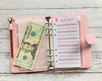 Cash envelope system binder - savings challenge - budget planner - custom budget binder - coupon book - seed binder - money binder - A6