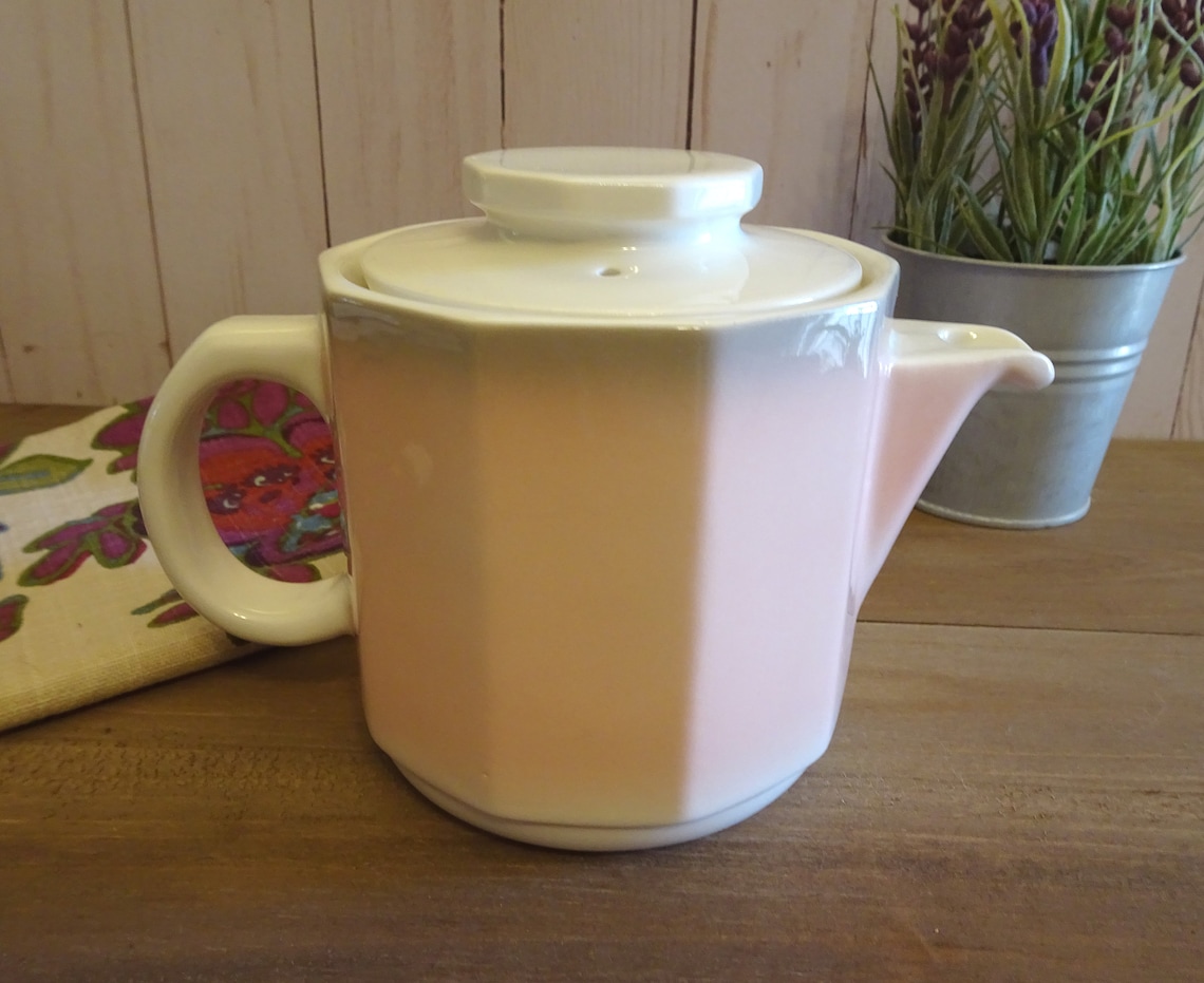 Dudson Armorlite Individual Teapot Pink and Gray Dudson Etsy