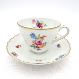 HUTSCHENREUTHER カップ＆ソーサーセット 2客 プレート2枚 花柄