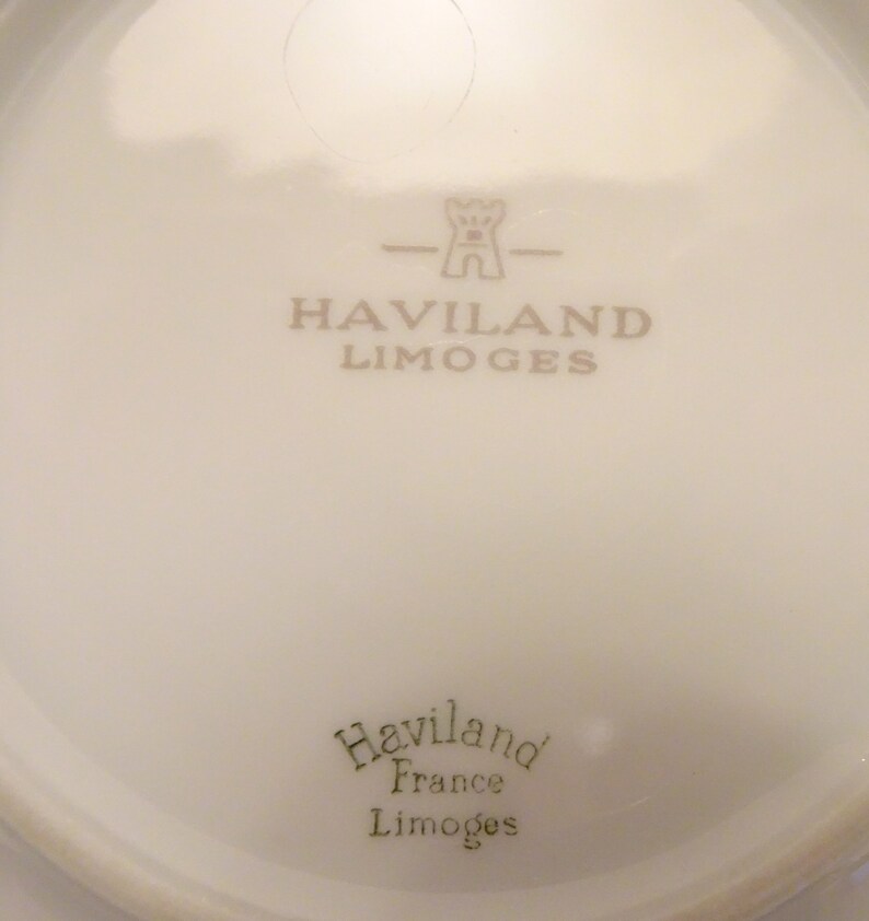 Pin Dish Made in France Haviland Limoges Snack Haviland Pink Rose Scalloped Sweets Dish Butter Pat