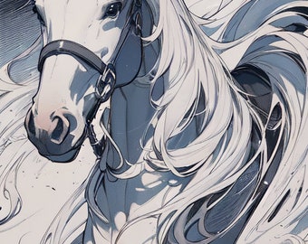 Horse coloring page printable   1