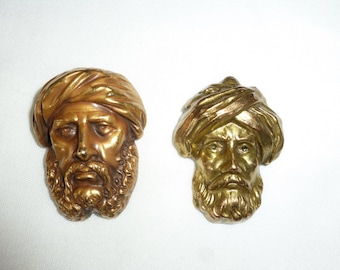 BOOK Piece Vintage Joseff of Hollywood Turban Man BROOCH Pin - Etsy