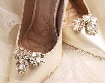 Silver crystal Shoe Clips, Bridal shoes Clips, Jewelry Decorations Shoe Clips,Wedding Shoes Clips,Rhinestone shoe jewelry