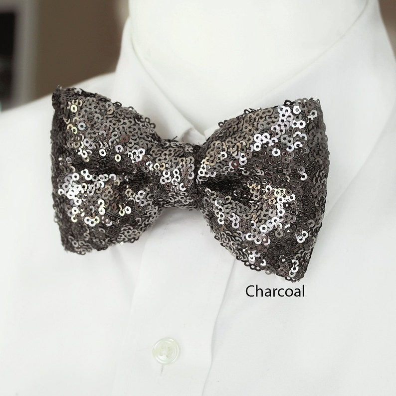 Charcoal Tapestry Silk Bow Tie main image 1