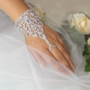 Wedding  Rhinestone Silver Fingerless Gloves, Bridal Gloves, Applique Gloves, Crystal gloves, Accessories -GL004