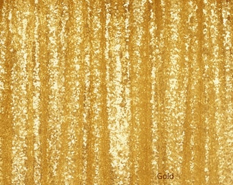 Gold Sequins Backdrop, Sequin Background,Multi Size Photo Backdrop Sequin Curtain for Wedding/ Party,Wedding Photo Booth