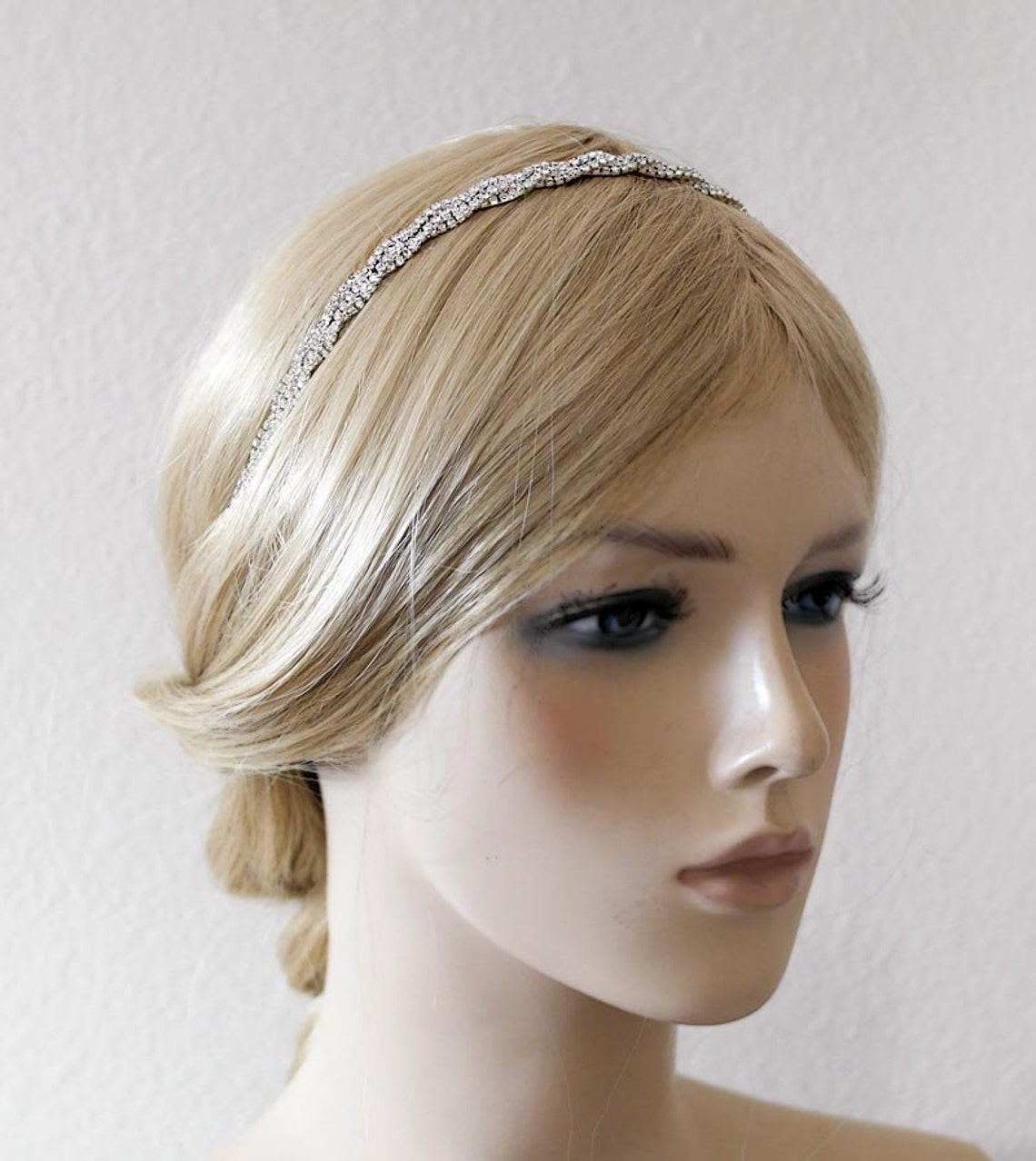 Wedding Tiara Bridal Headband Wedding Headpiece Rhinestone Etsy