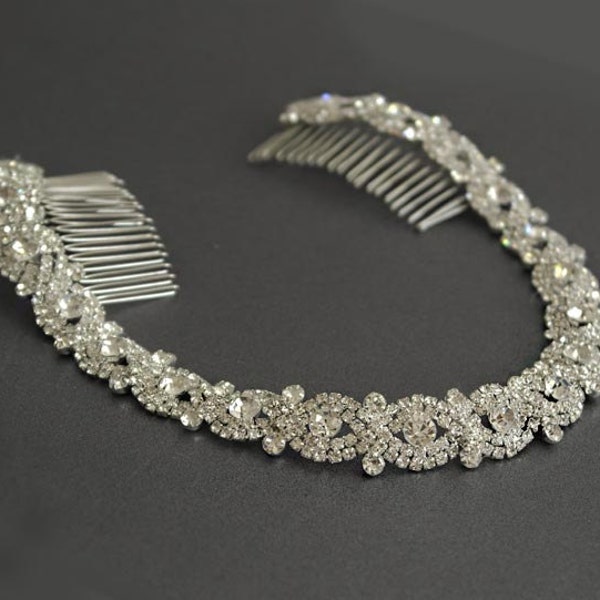 rhinestone wedding headpiece