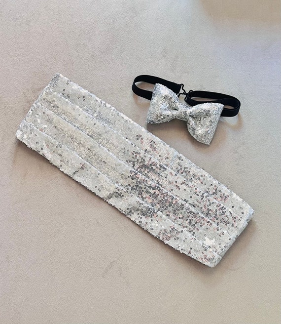 Wedding Cummerbund Men's Formal Sequins Tuxedo Set - Etsy
