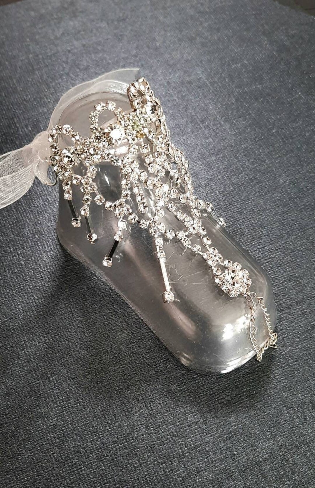 Kids Barefoot Sandalsrose Gold Baby Foot Jewelryflower Girl Etsy