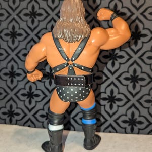 4 cinture Tag Team personalizzate WWE WWF Ljn Big Rubber Guys (figure non incluse) immagine 10