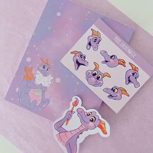 Mini and SUPER mini Journaling Sticker Sheets - Figment Fanart - just imagine