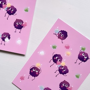 Postcard glossy - Star Candy - Spirited Away fanart