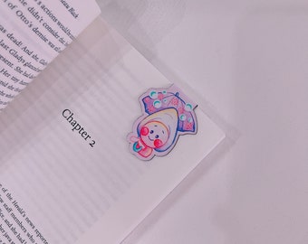 Magnetic Bookmark - Curious Gardening - Curious Oyster - Alice in Wonderland fanart