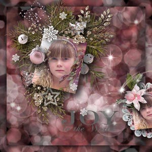 Sweet Christmas Digital Scrapbooking Kit Christmas Scrapbook Imprimable image 5