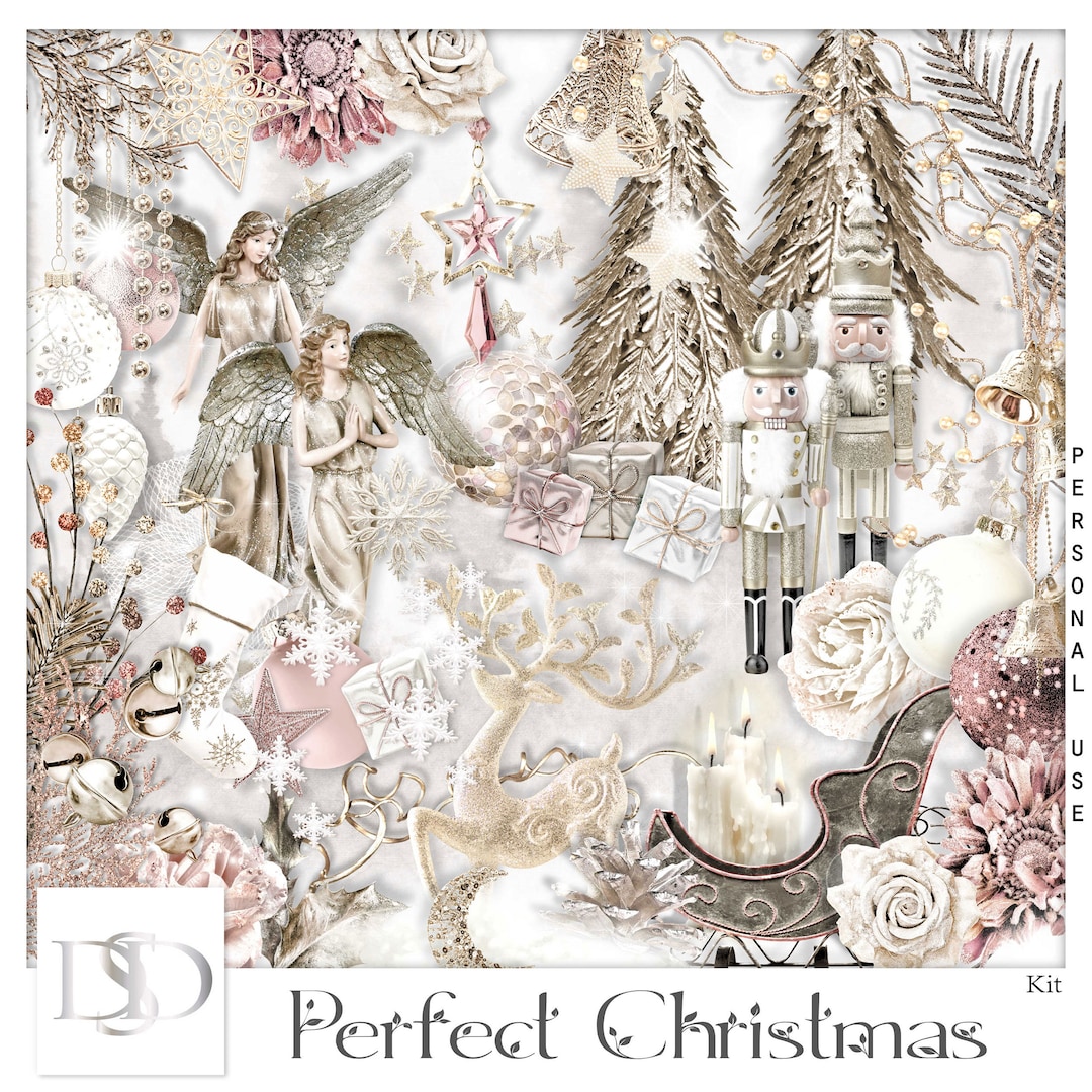 Perfect Christmas - Digital Scrapbooking Kit - Christmas - Scrapbook ...