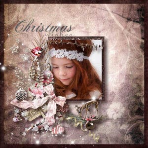 Sweet Christmas Digital Scrapbooking Kit Christmas Scrapbook Imprimable image 7