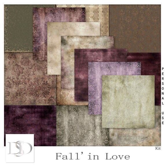 Arizona Autumn Digital Scrapbook Kit Boho Fall Scrapbooking 