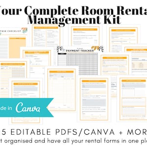Complete Room Rental Property Owner Management Kit