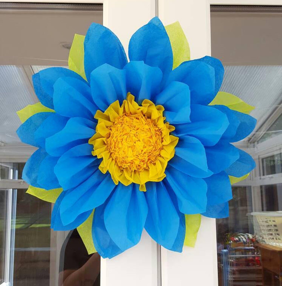 Pom Pom Tissue Paper Flower 45cm Birthday Decorations Party Etsy UK