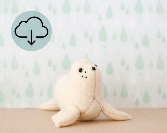 stuffed baby seal
