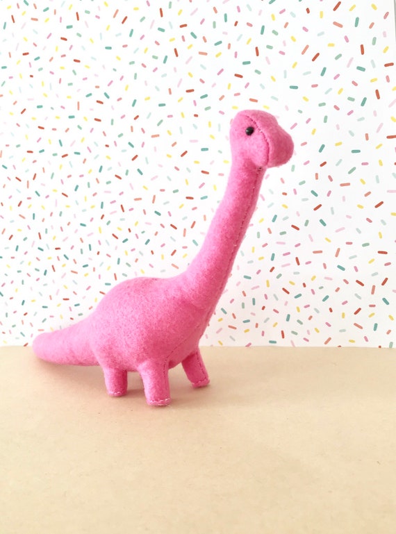 pink dinosaur plush