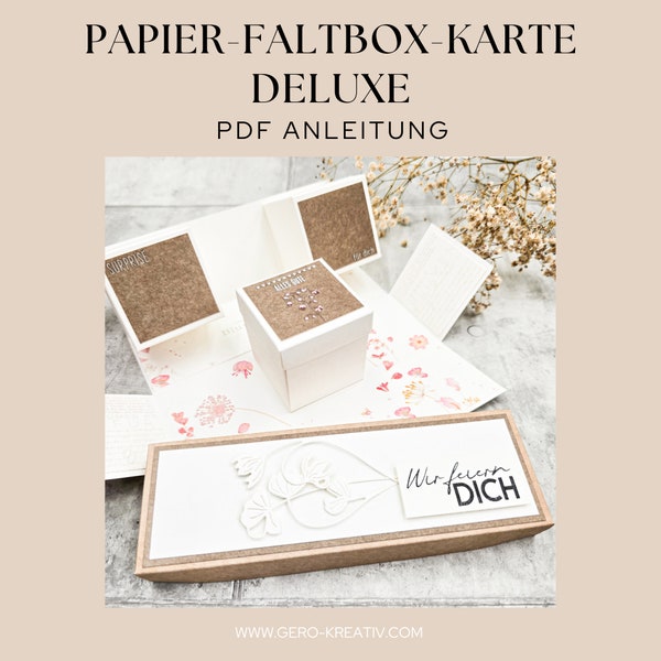 Papier-Faltbox-Karte Deluxe _ PDF Anleitung _ Effektkarte