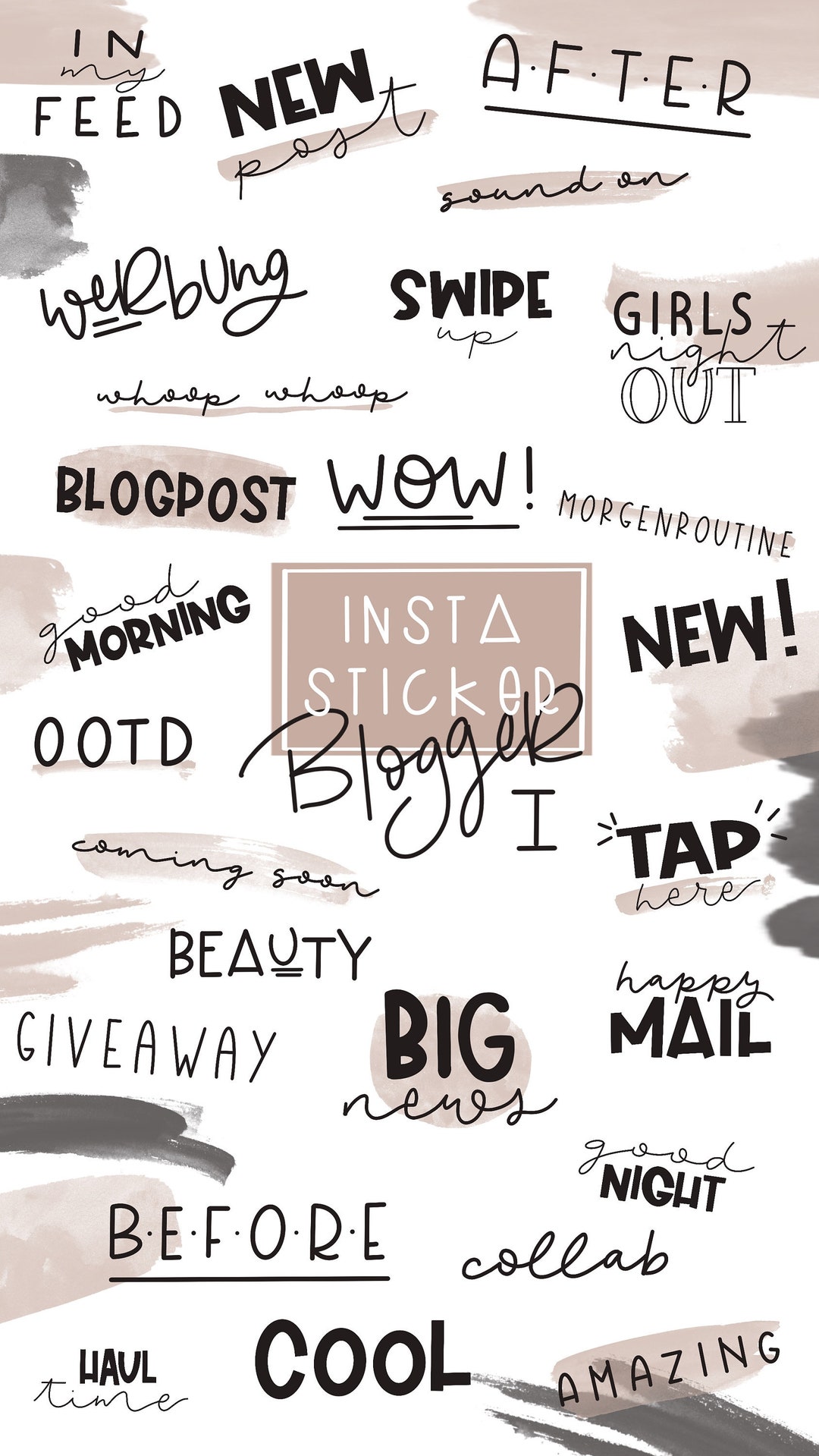 Instagram Story Sticker _ Blogger Set 