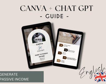 Chat GPT - CANVA Course Guide - ENGLISH _ Turning digital products into passive income