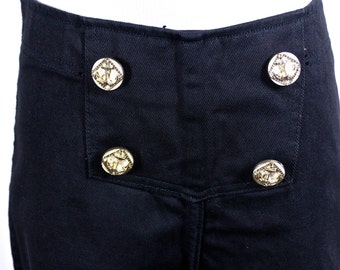 High Waisted Fredericks of Hollywood Black Jeans