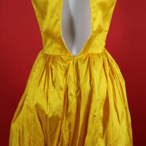 Arielle D' Haulerives Paris Brussel Bright Yellow Dress image 4