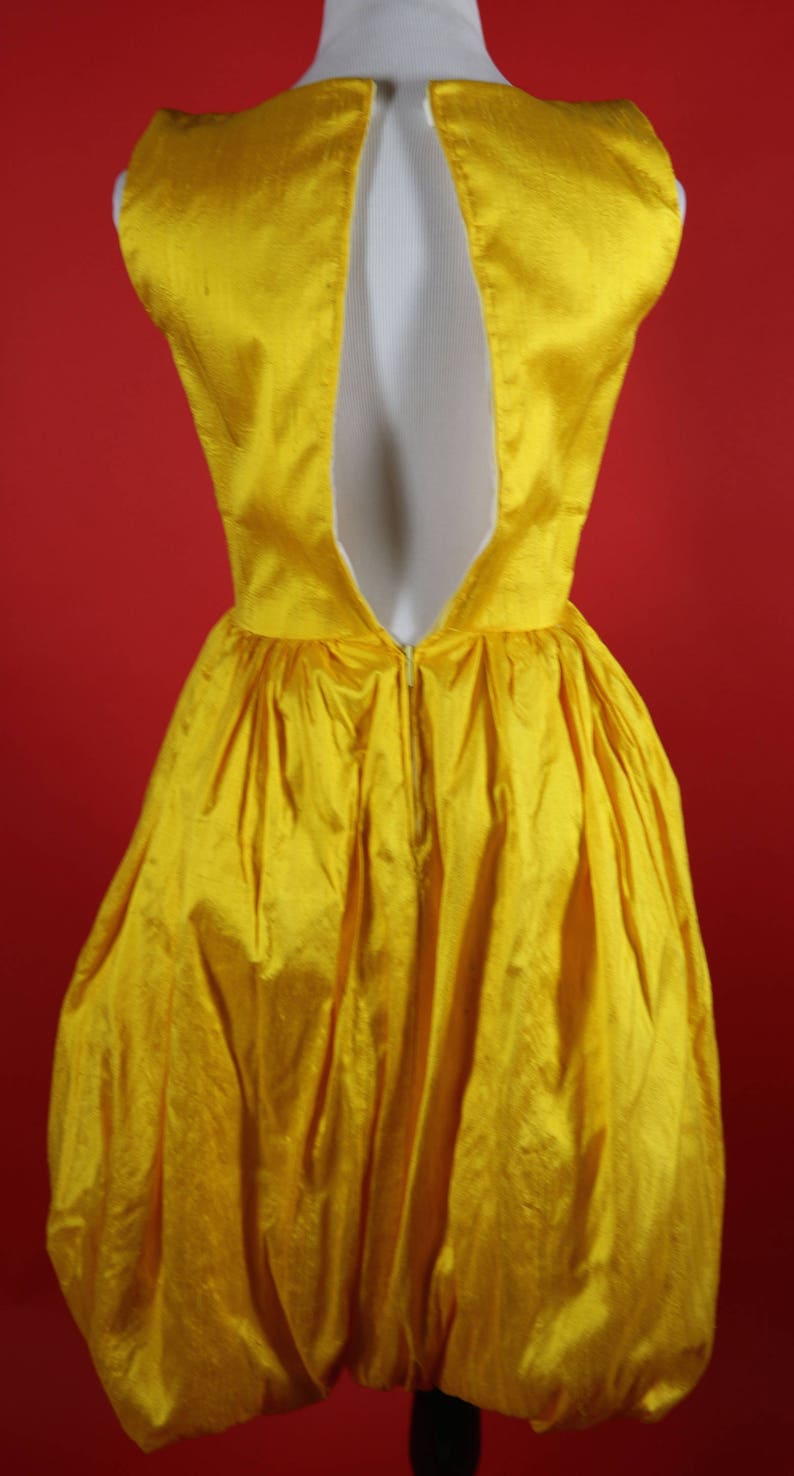 Arielle D' Haulerives Paris Brussel Bright Yellow Dress image 4