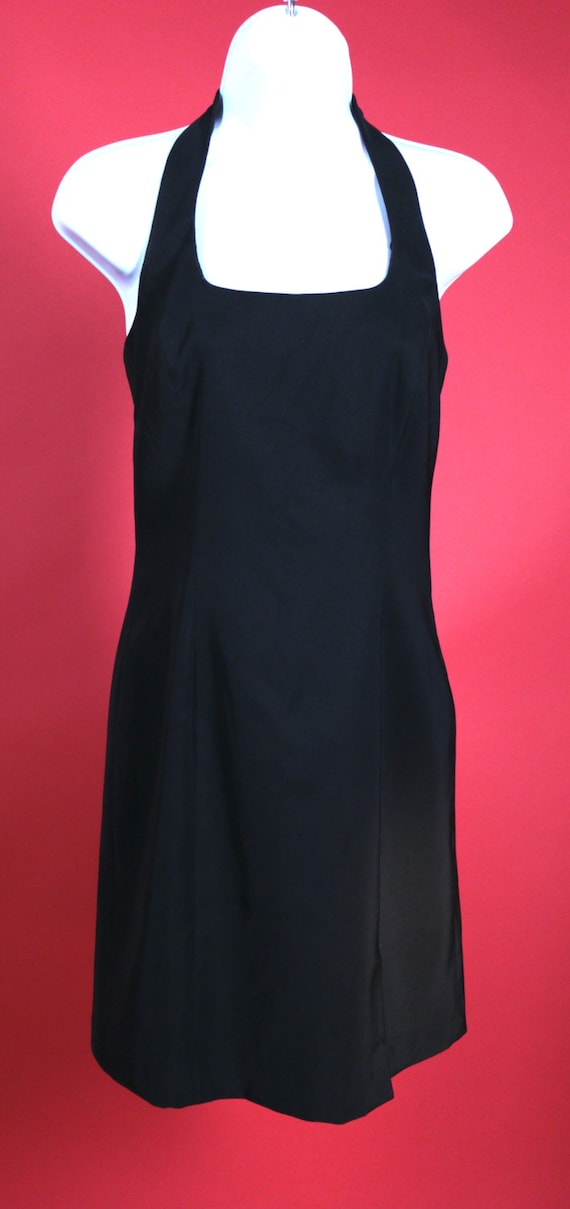 LBD Little Black Dress with Halter Style Strap fro