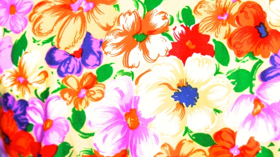 Colorful Floral Print Dress - image 4