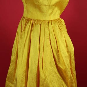 Arielle D' Haulerives Paris Brussel Bright Yellow Dress image 5