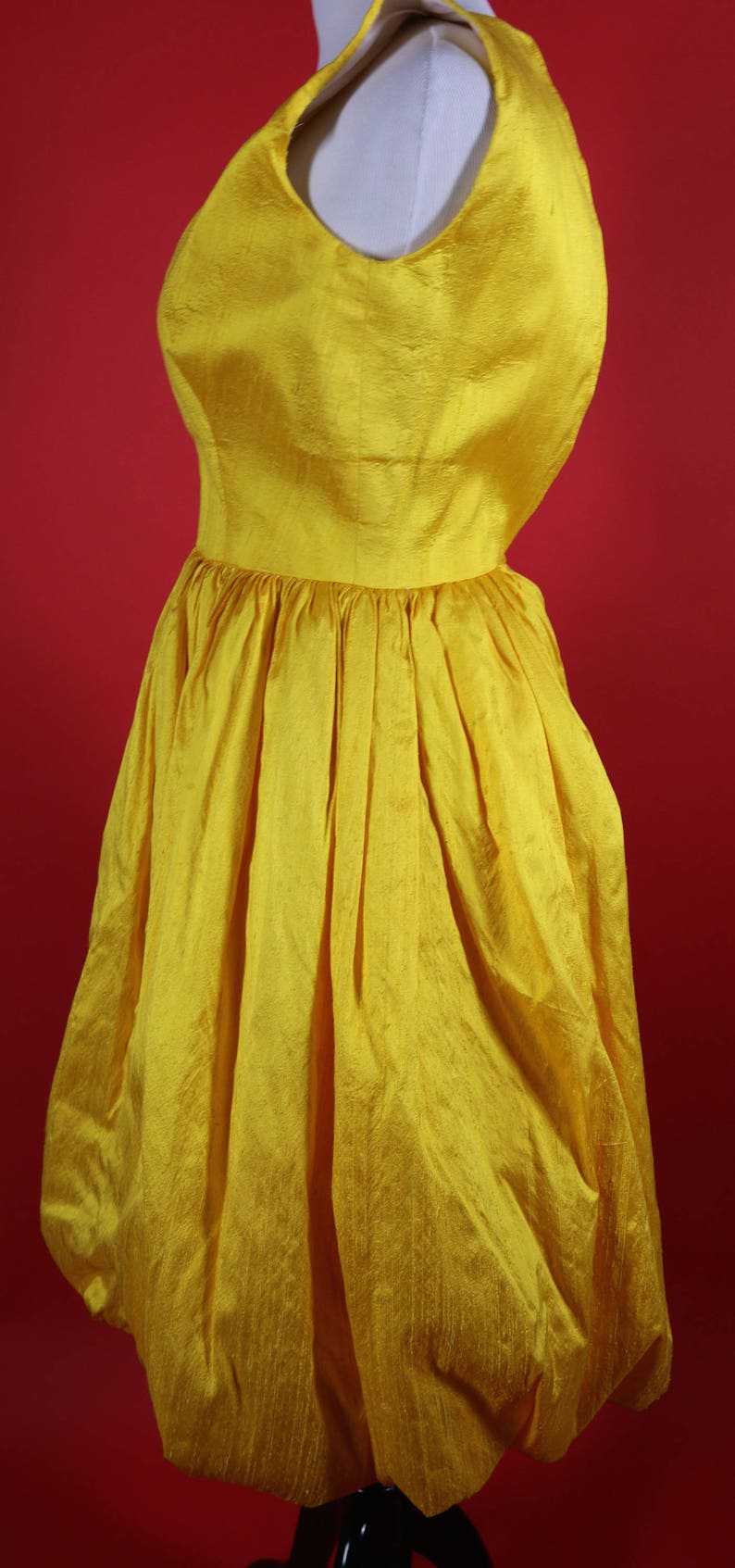 Arielle D' Haulerives Paris Brussel Bright Yellow Dress image 5