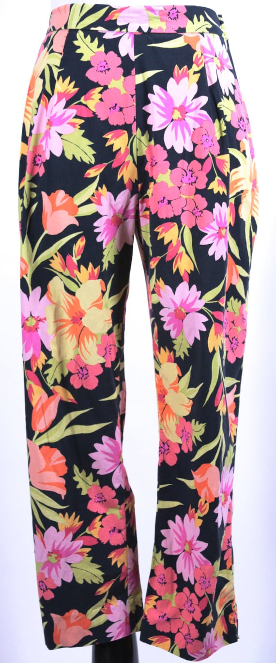 Vintage flower capris Gem