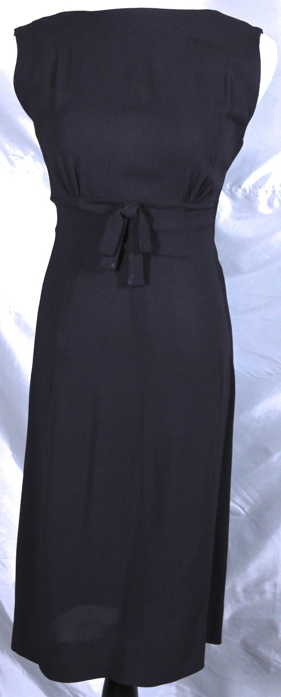 Amazing LBD Dress with Empire Waist Side Metal Zip