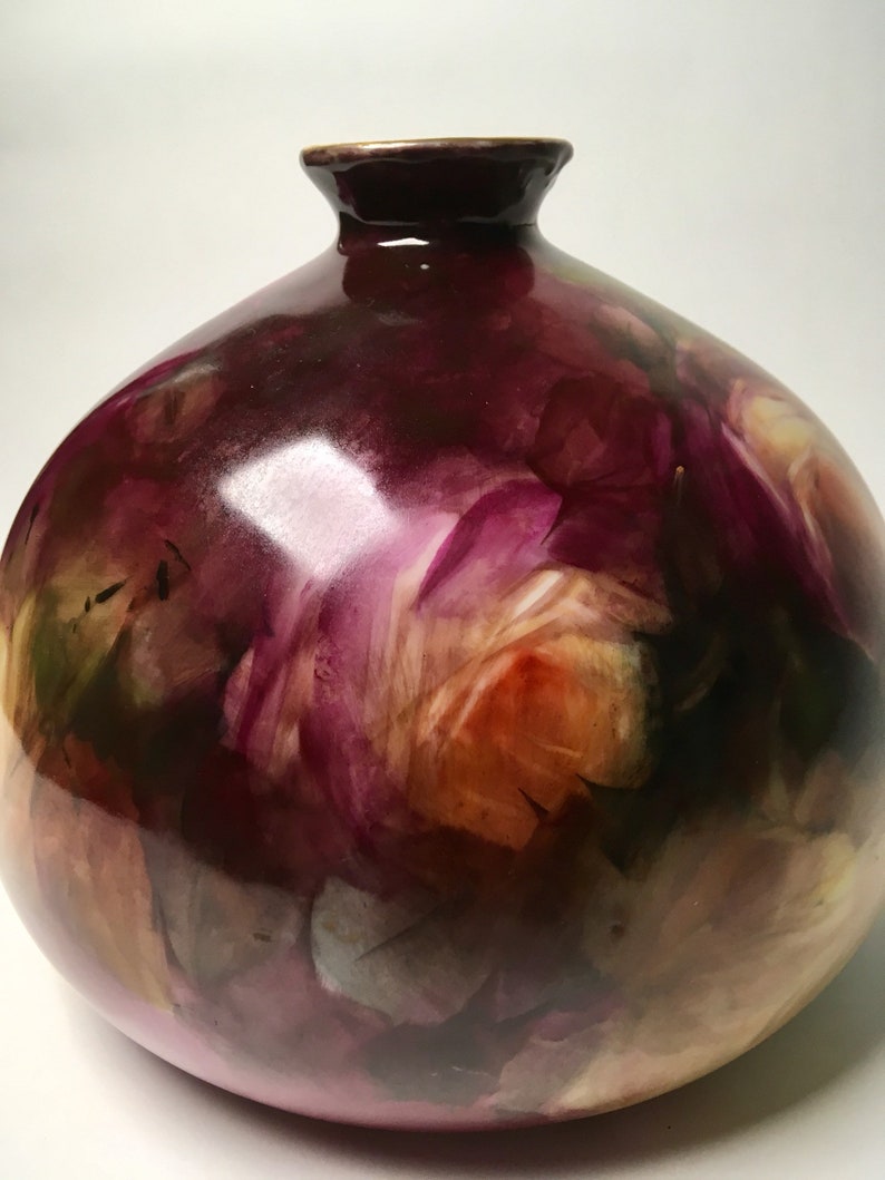 France Ceramic Vase Jean Pouyat Limoges J.P.L