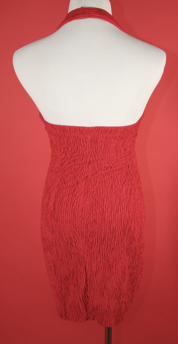 Slinky Red Halter Mini Dress With Padding in Bust by Lotions 'n' Lace - Etsy Slinky Red Halter Mini Dress With Padding in Bust by Lotions 'n' Lace - Etsy