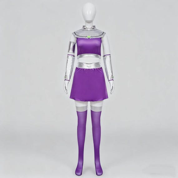 starfire purple dress Starfire Dress Scene