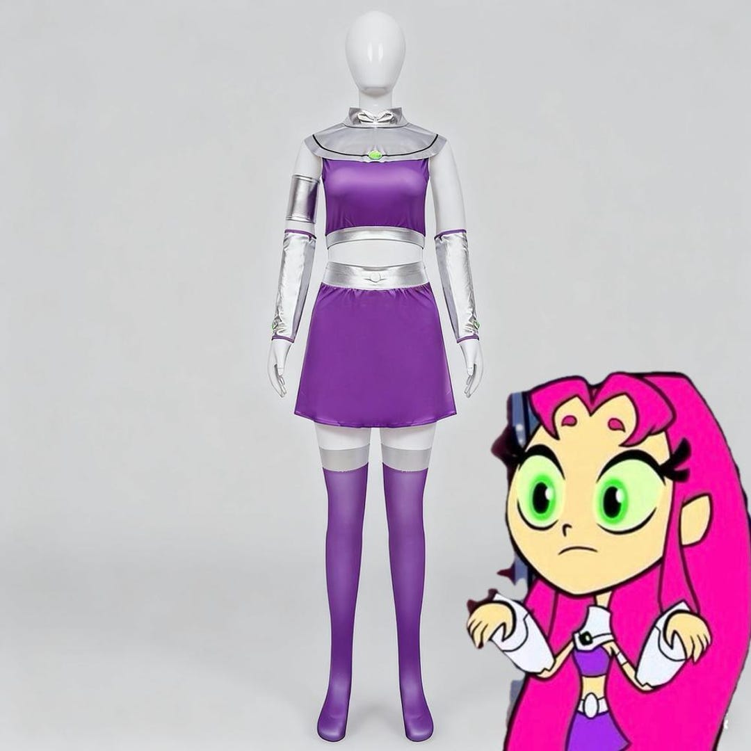 Starfire Dress,starfire Costume,starfire Cosplay,teen Titans  Costume,halloween Party Costume,halloween Cosplay,halloween Gift,gift for  Her - Etsy