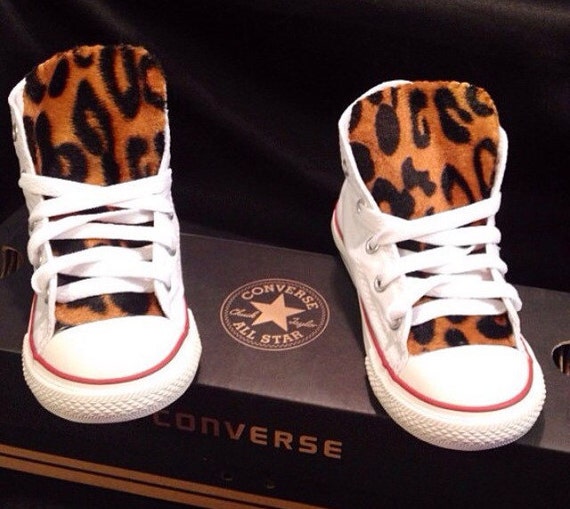 cheetah print converse shoes