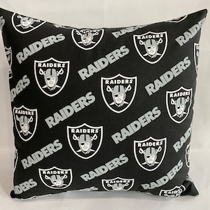 LAS VEGAS RAIDERS  16&quot; Envelope Pillow Cover Only 5 Prints
