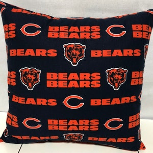 CHICAGO BEARS 18&quot; Envelope Pillow Cover Only 3 Prints