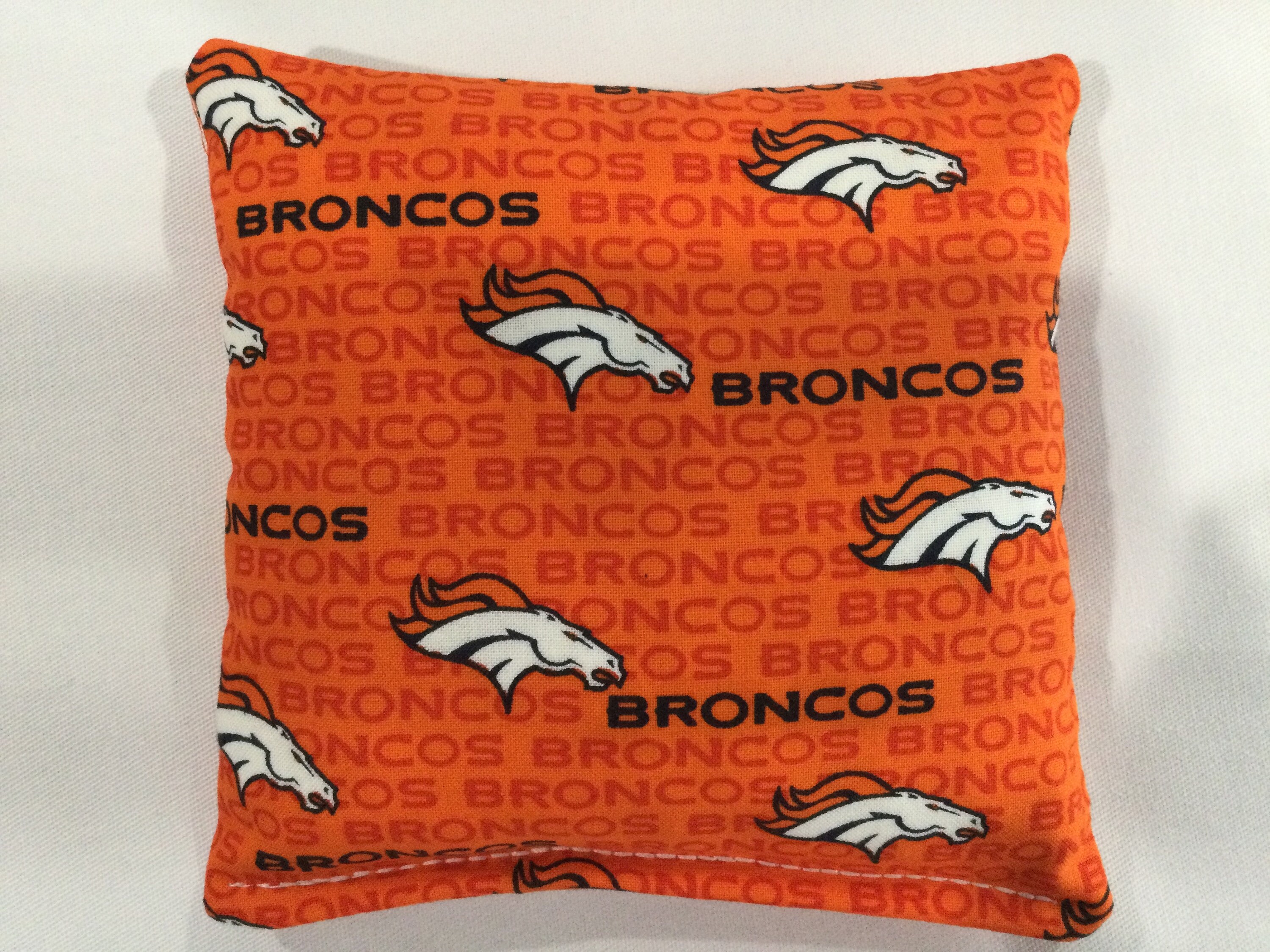 DENVER BRONCOS 4 Cornhole Bags Bean Toss Print 2 Sides Etsy UK