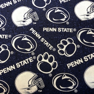 PENN STATE ncaa 45&quot; Cotton Fabric Sykel Enterprises