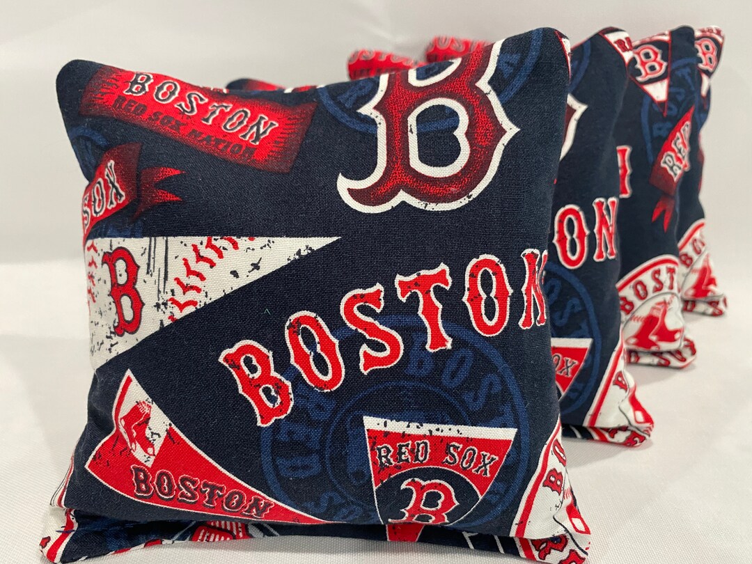 Boston Red Sox Cornhole Bean Bag Set – 8 All-Weather Washable Bags