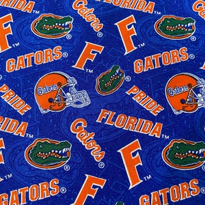 FLORIDA GATORS  ncaa 45&quot; Cotton Fabric Sykel Enterprises